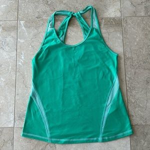 Gilly Hicks Sports Green Workout Camisole